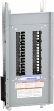 NQ Panelboard Interior, 100A Main Lugs, 30 Spaces, 240V AC