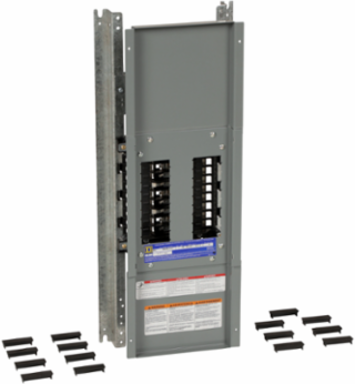 NQ Panelboard Interior, 100A, 3 Phase, 18 Circuits, 240V AC, 4 Wire
