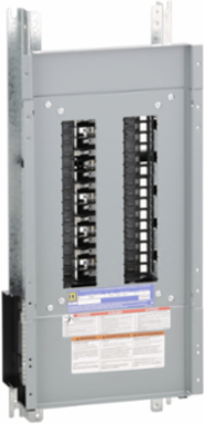 Panelboard Interior 100A, Copper Bus, 30 Pole Spaces, 3 Phase, NEMA 1-3R