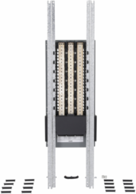 Panelboard Interior 600A, 42 Spaces, 240VAC/48VDC, Copper Bus