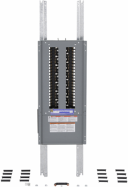 Panelboard Interior 600A, 42 Spaces, 240VAC/48VDC, Copper Bus