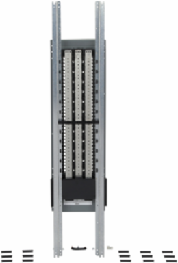 NQ Panelboard Interior, 400A, 72 Circuits, 4-Wire, 240V AC, Aluminum