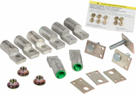 Panelboard accessory, NQ, lug kit, compression, 600A, Cu