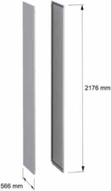 PanelSeT SFN 2200mm x 600mm Steel Side Panels, Set of 2