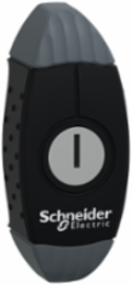 Key Handle with Key 1242 for Spacial S3D Enclosure, Lock Type: Key Lock, Material: PA + TES, Zamak