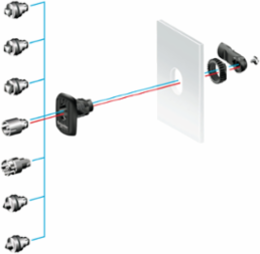 Square Lock Insert 5mm for Spacial S3D Enclosures, Multi-Purpose
