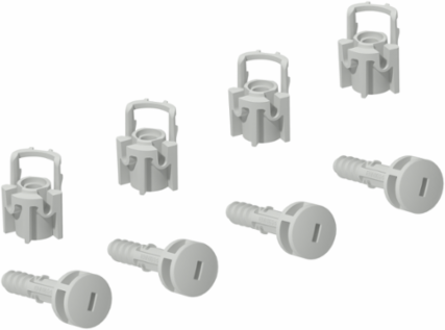 Plastic Screws for PanelSeT TBS/TBP Boxes, 20 mm Height, Slotted Head