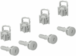 Plastic Screws for PanelSeT TBS/TBP Boxes, 20 mm Height, Slotted Head
