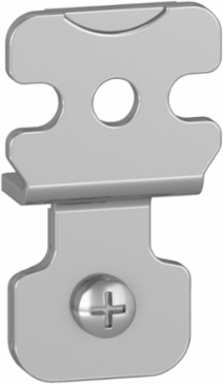 Steel Wall Fixing Lugs Set, 4 Pieces, 70 kg Load Capacity, 22 mm Width