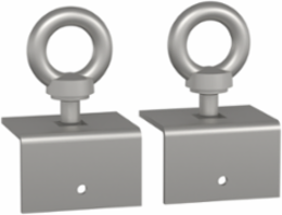 Lifting Eyes Set of 2, M8, 200 kg Load Capacity, 29 mm Diameter