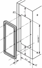 Enclosure Association Kit, IP66, 150 mm Width, Plastic Material