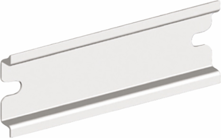 Symmetrical DIN Rail 35 mm x 7.5 mm Length 264 mm for Multi-Purpose Applications Set of 10