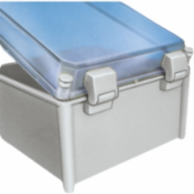Plastic External Hinges Set of 2 for PanelSeT PLS Boxes, 180° Opening Angle