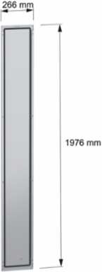 Rear panel, PanelSeT SFN, for electrical enclosure H2000 W300mm, external fixing