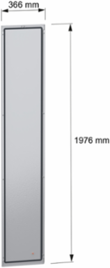 Rear Panel for PanelSeT SFN Enclosure 2000mm x 400mm Steel