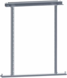 19 Inch Fixed Chassis 17U - Sheet Steel, Gray RAL 7035, 3 kg Load