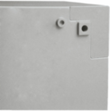 Blanking Corner Plate 436 mm Width Thermoplastic for PLM Enclosures