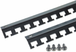 Cable Guide Crossrails, 800 mm Width, Steel, Adjustable Depth
