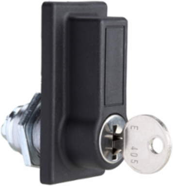 Polyamide Handle Lock 405 for Spacial S3X Enclosures, Key Lock Type
