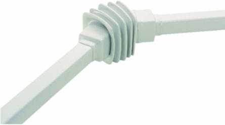 Multi-Purpose Articulated Tube Joint, 50 mm Square, 4.25 kg Load, 170 Angle