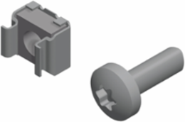 Actassi 100 Piece M6 Cage Nut Set for 8.5 mm Square Holes