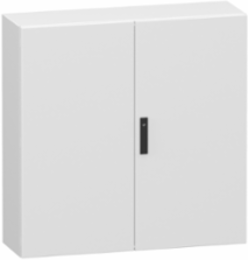 Double plain steel door, PanelSeT CRN, without mounting plate, 1000x1000x300mm, IP55, IK10, RAL7035