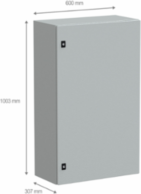 Spacial CRN Compact Enclosure 1000mm H x 600mm W x 300mm D, IP66, IK10