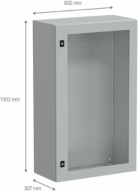 Spacial CRN Compact Enclosure, H1000 x W600 x D300 mm, IP66, IK08