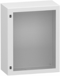 Glazed steel door, PanelSeT CRN, without mounting plate, 1000x800x400mm, IP66, IK08, RAL7035
