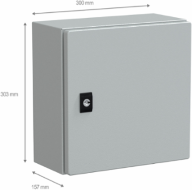 Spacial CRN Compact Enclosure 300mm x 300mm x 150mm IP66 IK10