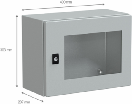 Spacial CRN Compact Enclosure 300mm x 400mm x 200mm IP66 IK08