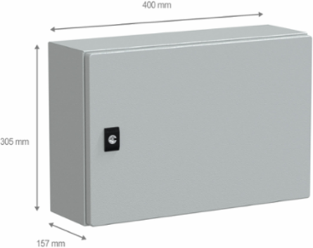 Spacial CRN Compact Enclosure 300x450x150 mm, IP66, IK10, Steel