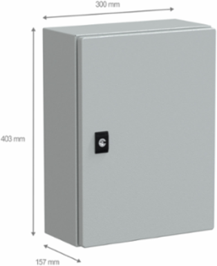 Spacial CRN Compact Enclosure 400x300x150 mm IP66 IK10 RAL7035