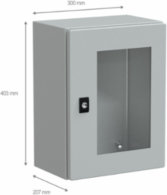 Spacial CRN Wall-Mount Compact Enclosure 400x300x200 mm IP66 IK08