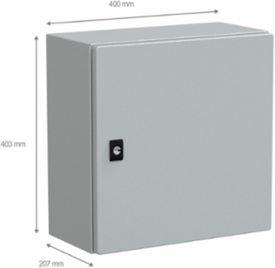Spacial CRN Compact Enclosure 400x400x200 mm IP66 IK10