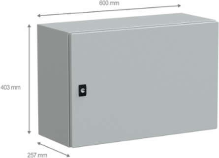Spacial CRN Compact Enclosure 400x600x250mm IP66 IK10, Grey RAL7035