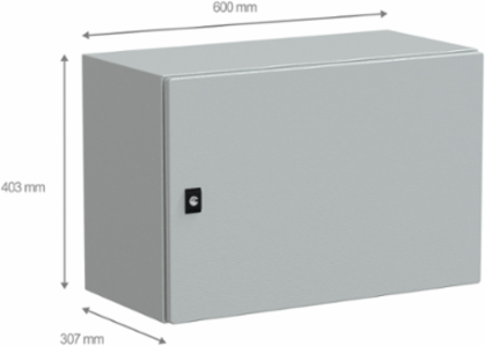 Spacial CRN Compact Enclosure 600 mm x 400 mm x 300 mm IP66 IK10