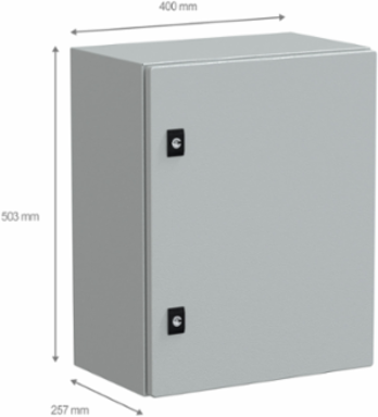 Spacial CRN Wall-Mount Enclosure 500mm H x 400mm W x 250mm D, IP66, IK10