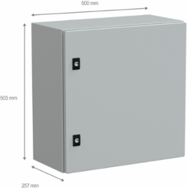 Spacial CRN Wall-Mount Enclosure 500 mm x 500 mm x 250 mm IP66 IK10