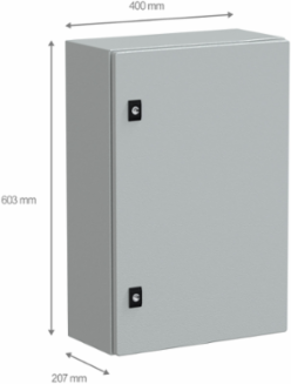 Spacial CRN Compact Enclosure H600xW400xD200 IP66 IK10 Grey