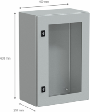Spacial CRN Compact Enclosure 600x400x250 mm IP66 IK08 Grey RAL 7035