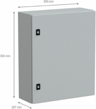 Spacial CRN Compact Enclosure, 600mm H x 500mm W x 200mm D, IP66, IK10