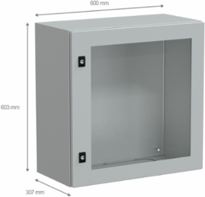 Spacial CRN Compact Enclosure 600 mm x 600 mm x 300 mm IP66 IK08