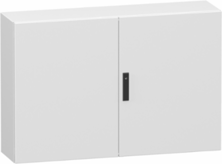 Double plain steel door, PanelSeT CRN, without mounting plate, 800x1200x300mm, IP55, IK10, RAL7035