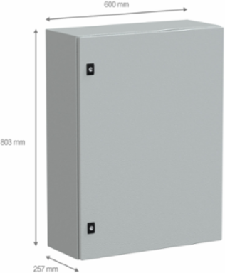 Spacial CRN Compact Enclosure, 800x600x250 mm, IP66, IK10, Plain Door