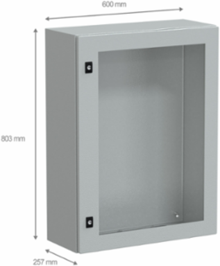 Spacial CRN Compact Enclosure 800mm x 600mm x 250mm IP66 IK08 RAL7035