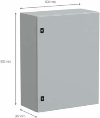 Spacial CRN Wall-Mount Enclosure 800mm H x 600mm W x 300mm D, IP66, IK10