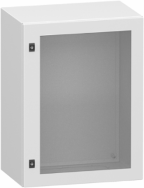 Glazed steel door, PanelSeT CRN, without mounting plate, 800x600x400mm, IP66, IK08, RAL7035
