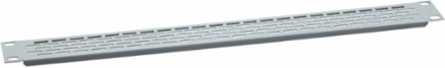 Actassi - 19" perforated plate - 1U - steel - RAL7035 - 15/10mm