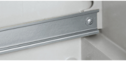 35mm Symmetrical DIN Rail 480 mm Length, Steel Material, Set of 2